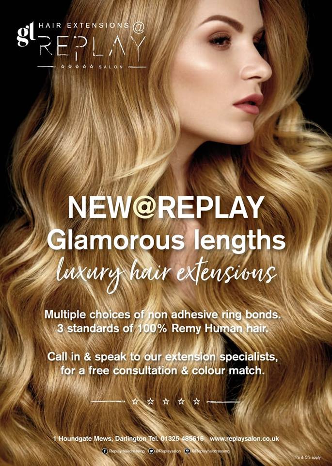 Hair extensions in Darlington | Replay Hair Remy Hair Extensions